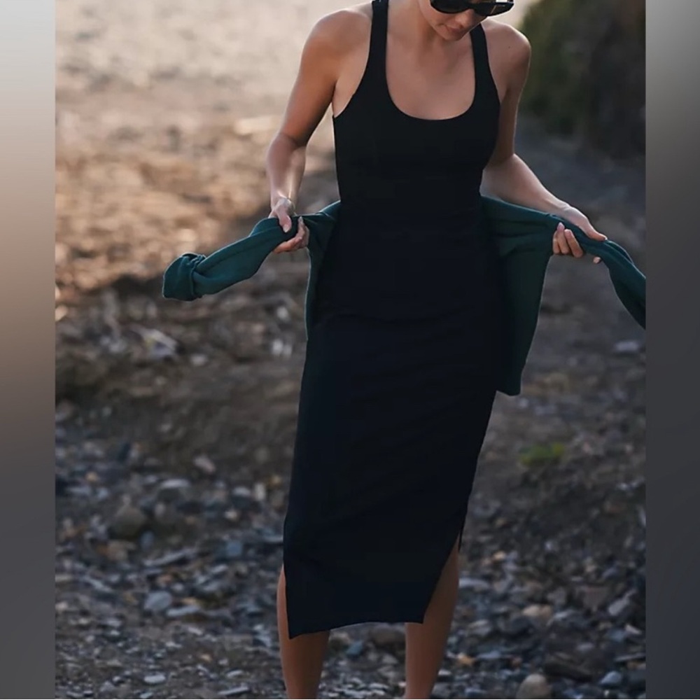 Sweaty Betty X Halle Berry Emily Strappy-Back Midi Dress